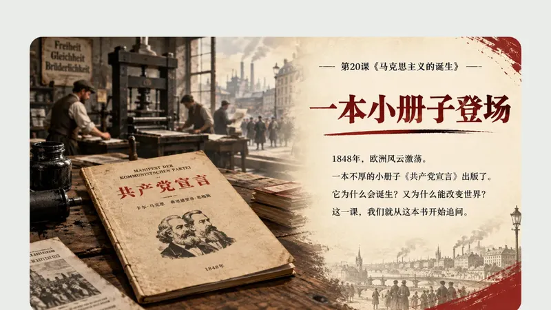 九年级上册第二十课《马克思主义的诞生》商品图预览