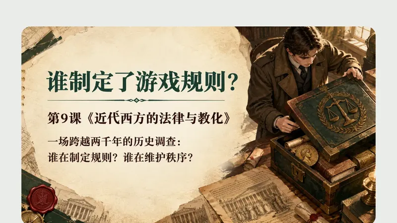 高二必修一第九课《近代西方的法律与教化》商品图预览