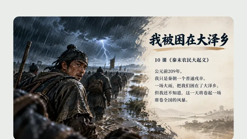 七年级上册第十课《秦末农民大起义》商品图预览