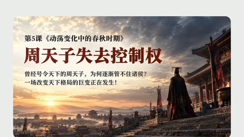 七年级上册第五课《动荡变化中的春秋时期》商品图预览