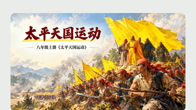 八年级上册第三课《太平天国运动》（版本2）商品图预览