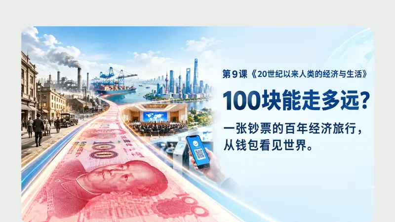 高二必修二第九课《20世纪以来人类的经济与生活》商品图预览