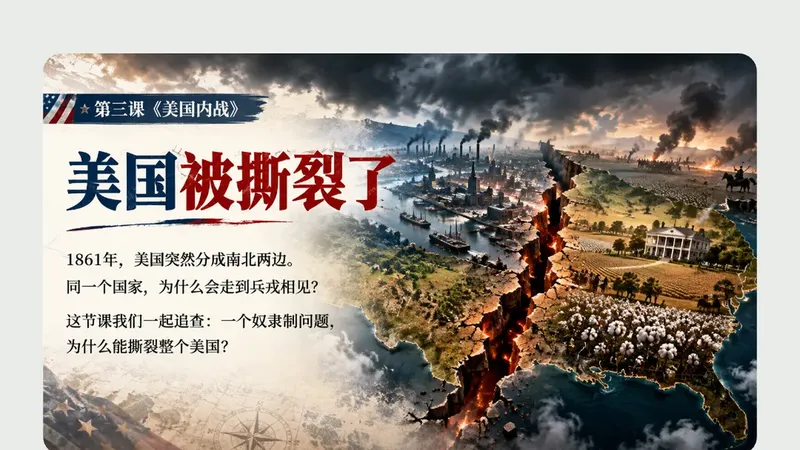 九年级下册第三课《美国内战》商品图预览