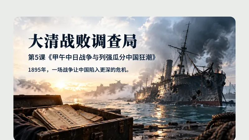 八年级上册第五课《甲午中日战争与列强瓜分中国狂潮》商品图预览
