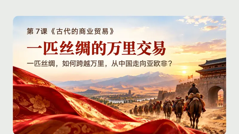 高二必修二第七课《古代的商业贸易》商品图预览