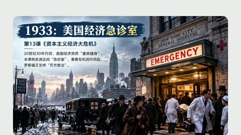 九年级下册第十三课《资本主义经济大危机》商品图预览
