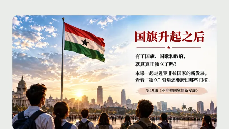 九年级下册第十九课《亚非拉国家的新发展》商品图预览