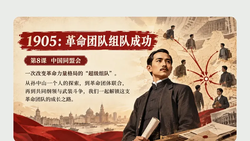 八年级上册第八课《中国同盟会》商品图预览