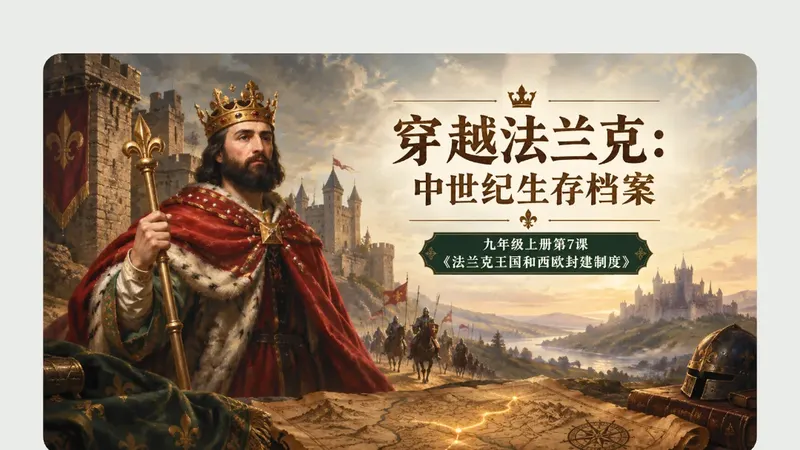 九年级上册第七课《法兰克王国和西欧封建制度》商品图预览