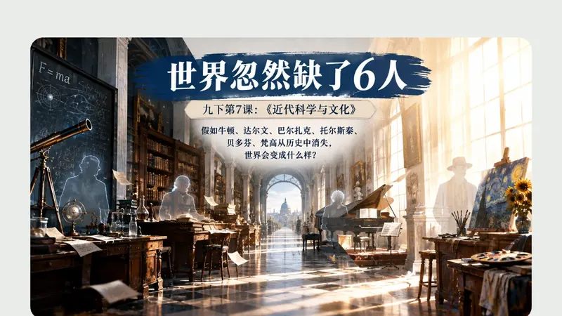 九年级下册第七课《近代科学与文化》商品图预览