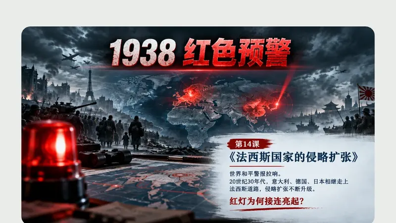 九年级下册第十四课《法西斯国家的侵略扩张》商品图预览