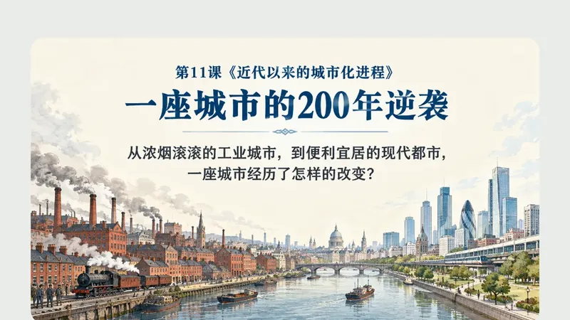 高二必修二第十一课《近代以来的城市化进程》商品图预览