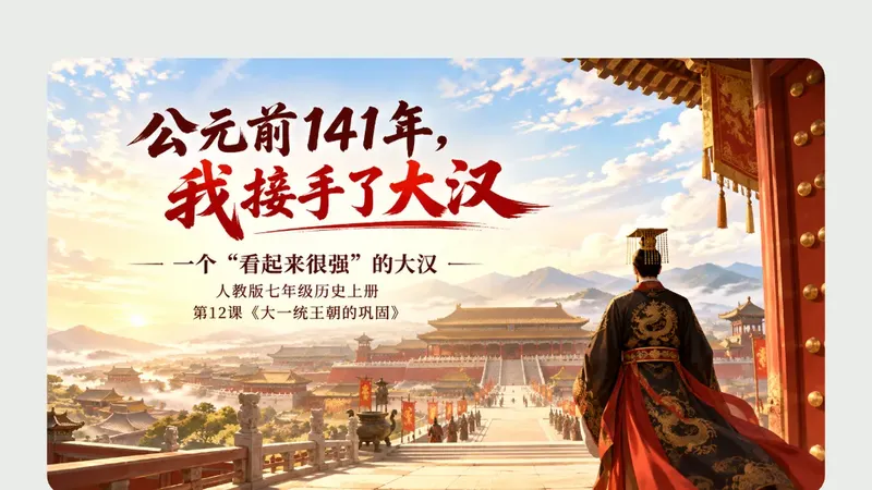 七年级上册第十二课《大一统王朝的巩固》商品图预览