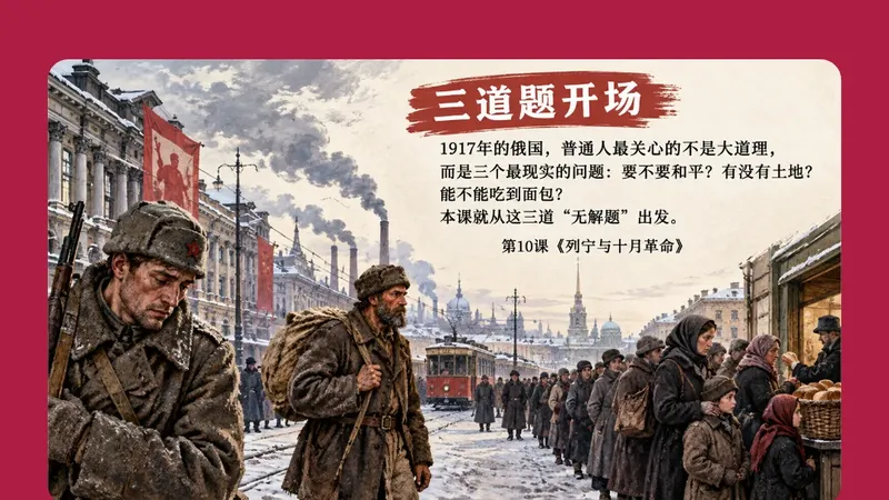 九年级下册第十课《列宁与十月革命》商品图预览