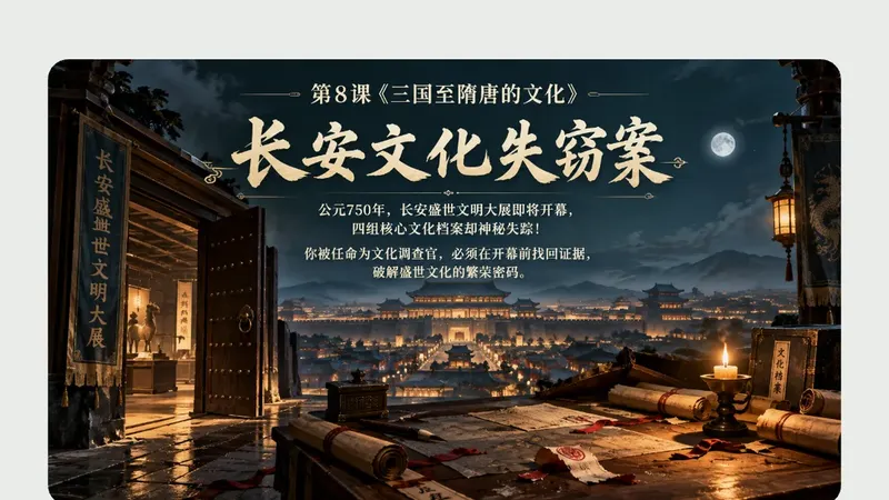高一上册第八课《三国至隋唐的文化》商品图预览